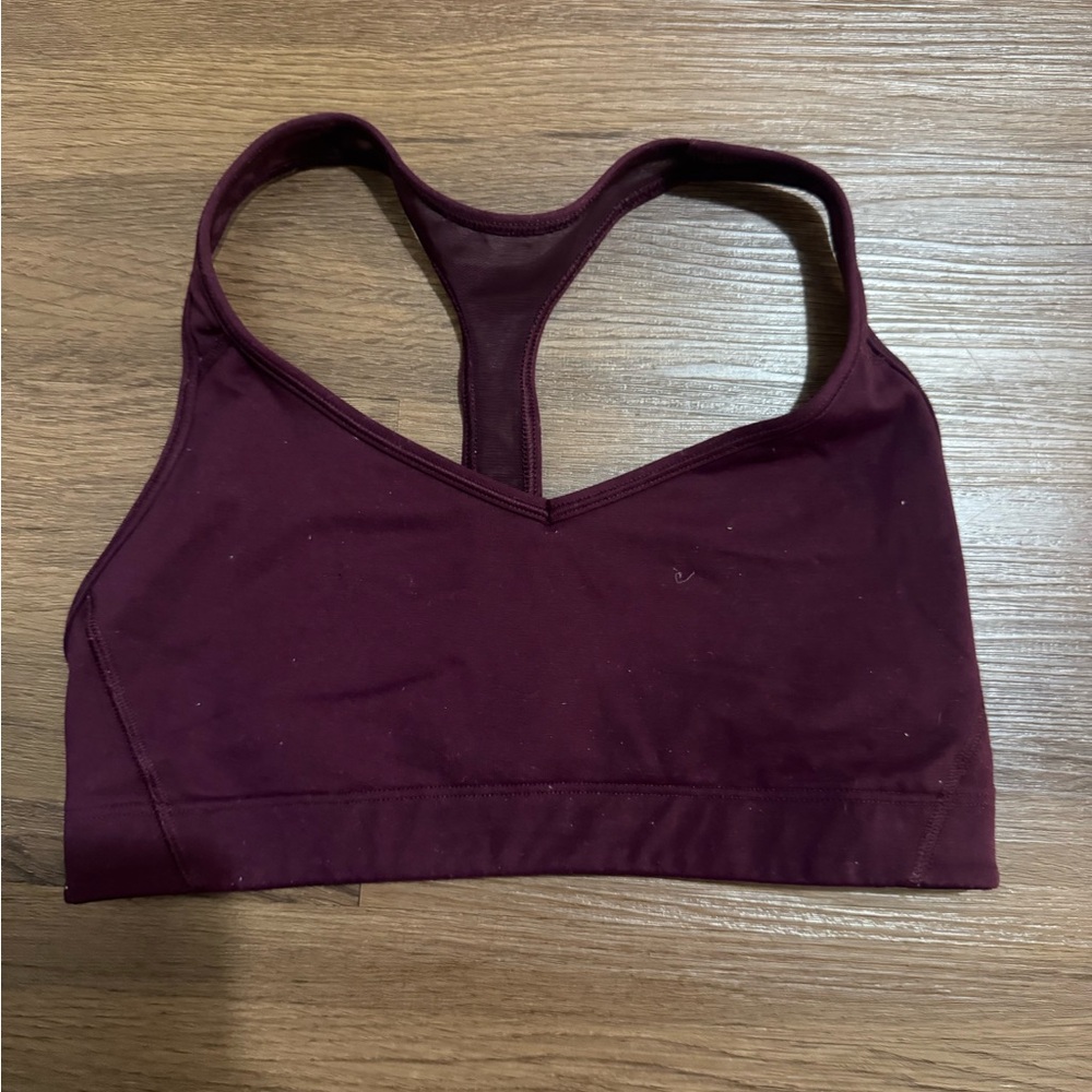 VSX Burgundy MESH RACERBACK Sports Bra
